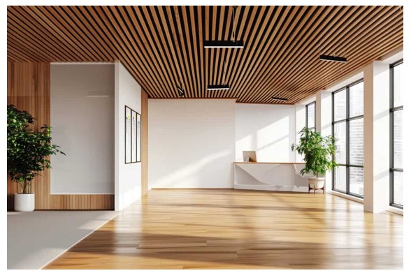 Falsos techos de madera