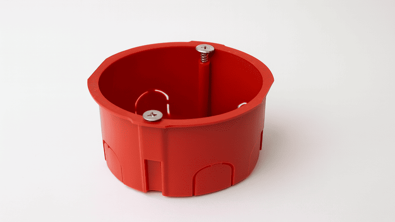 Caja de enchufes especiales para trasdosados de cartón yeso