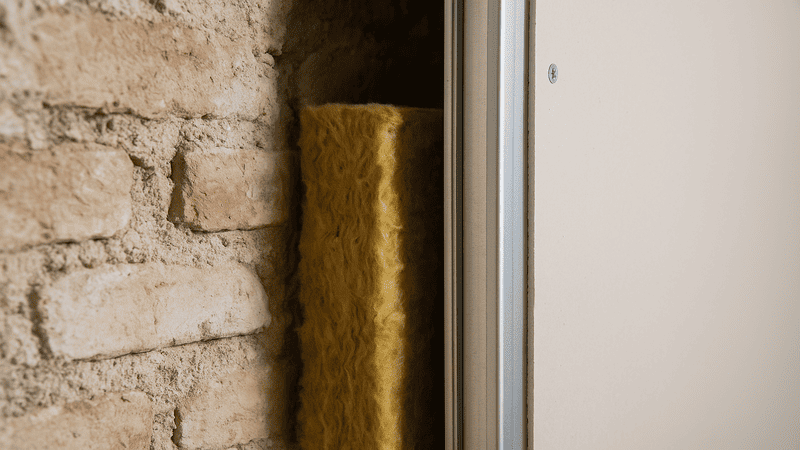 Cámara de aire en una pared de pladur