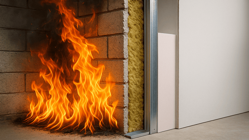 Cómo mejorar la resistencia al fuego de una pared