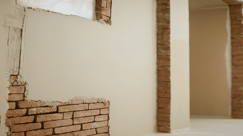 Enlucido de yeso tradicional