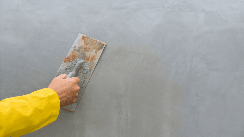 Enlucido de yeso tradicional