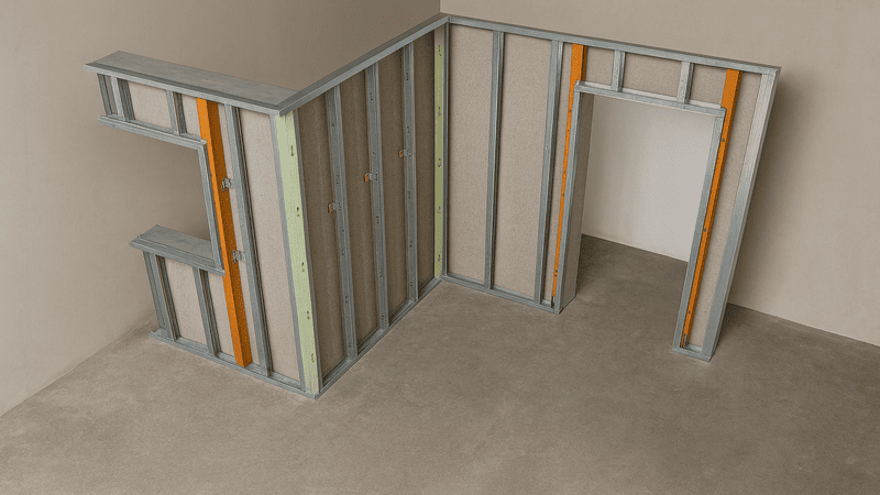 Trasdosado autoportante