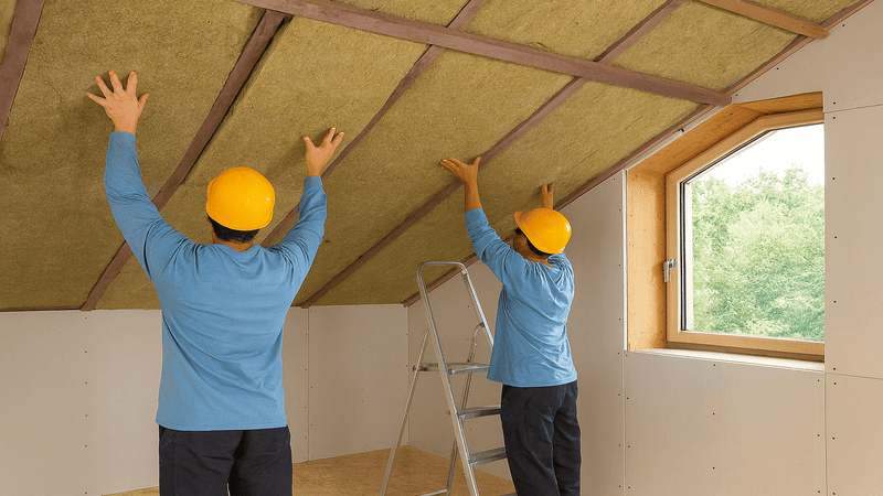 Aislar el techo de una buhardilla con trasdosado