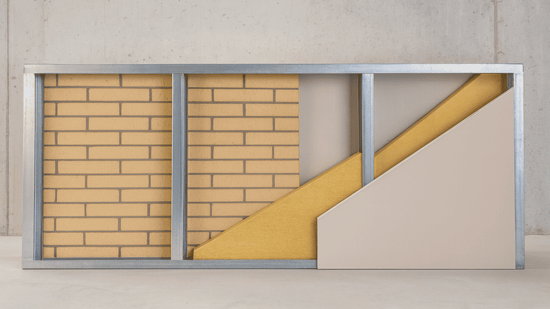 Trasdosado autoportante con aislamiento